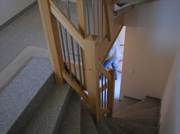 Geländer Betontreppe