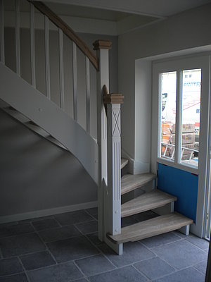eingestemmte Treppe